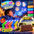 Kids Finger LED Projector Toy + FREE Umrah Saving Box 🎁