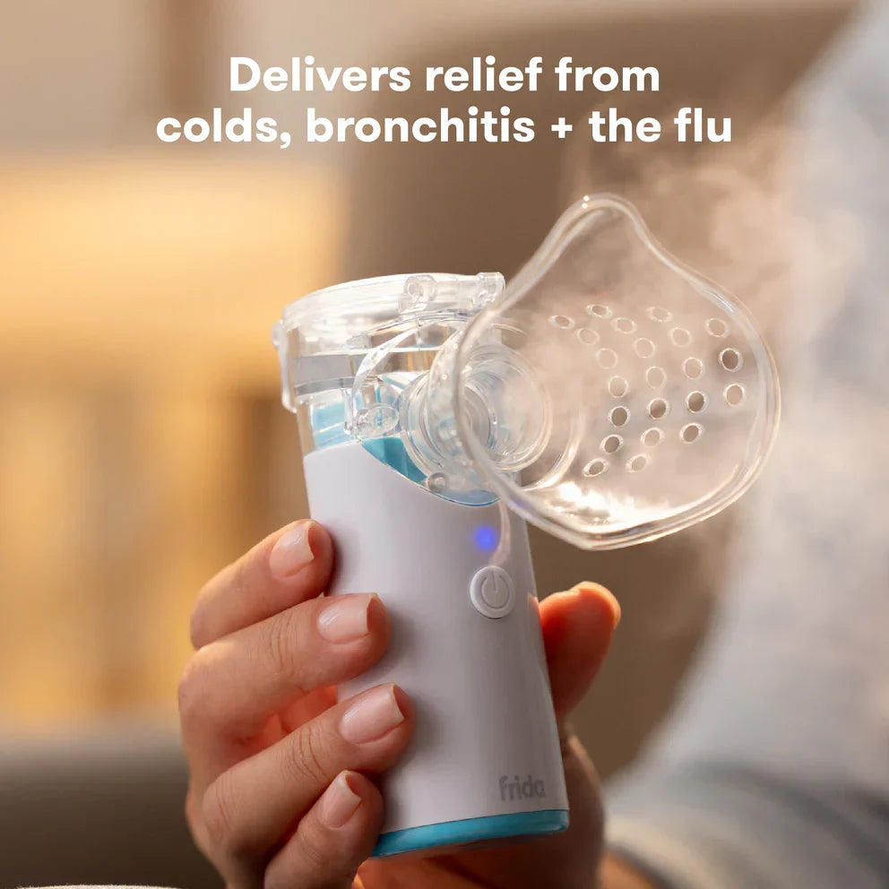 Portable Mesh Nebulizer | Silent Cool Mist | Adult + Child Masks | USB Rechargeable